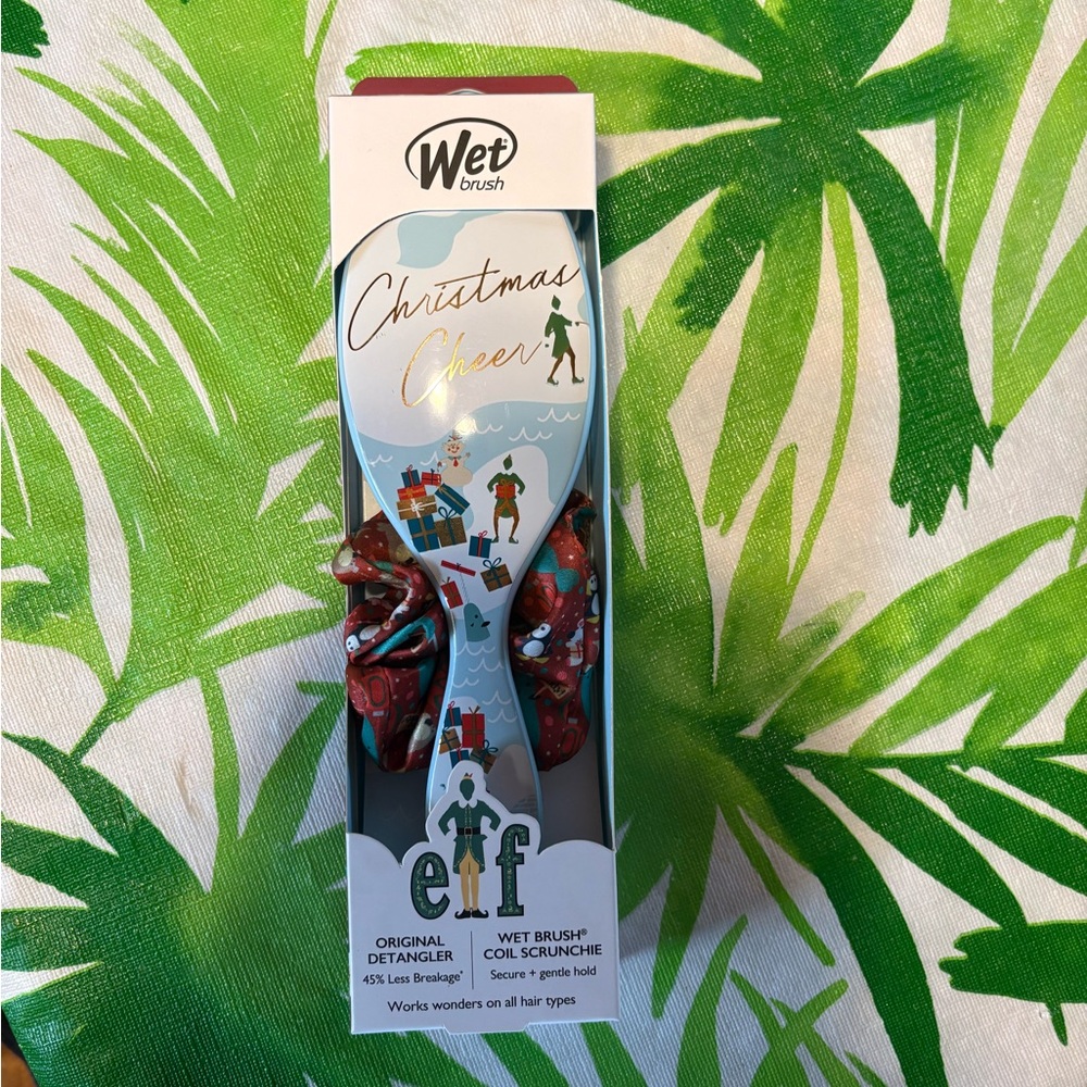Wet Brush Christmas Cheer Hair Brush - Festive Red